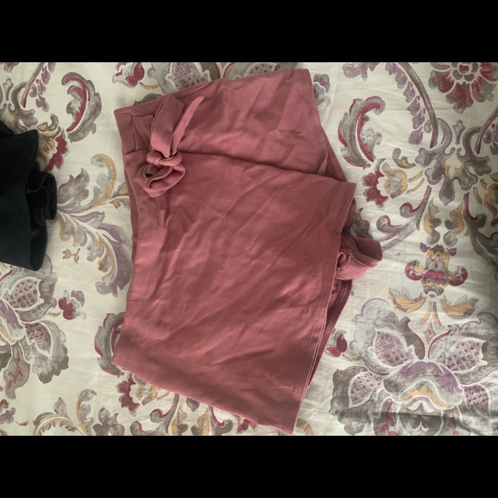 Burnt pink skort